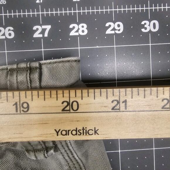 Polo Ralph Lauren Cargo Shorts 40x9 Beige Relaxed Loose Fit Y2K Preppy Utility - Picture 13 of 16